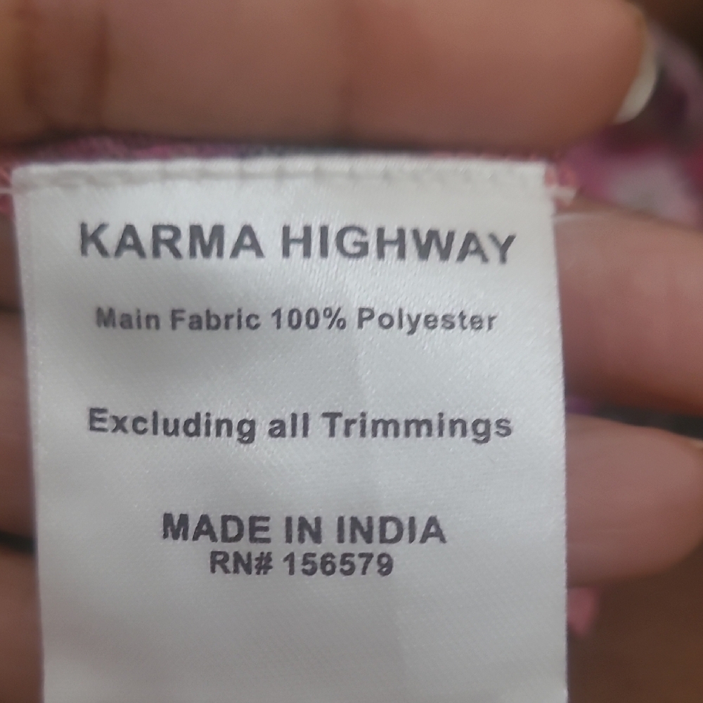 Karma Highway BEAUTIFUL Floral Kimono Cardigan With POCKETS!      B5 - Picture 8 of 8